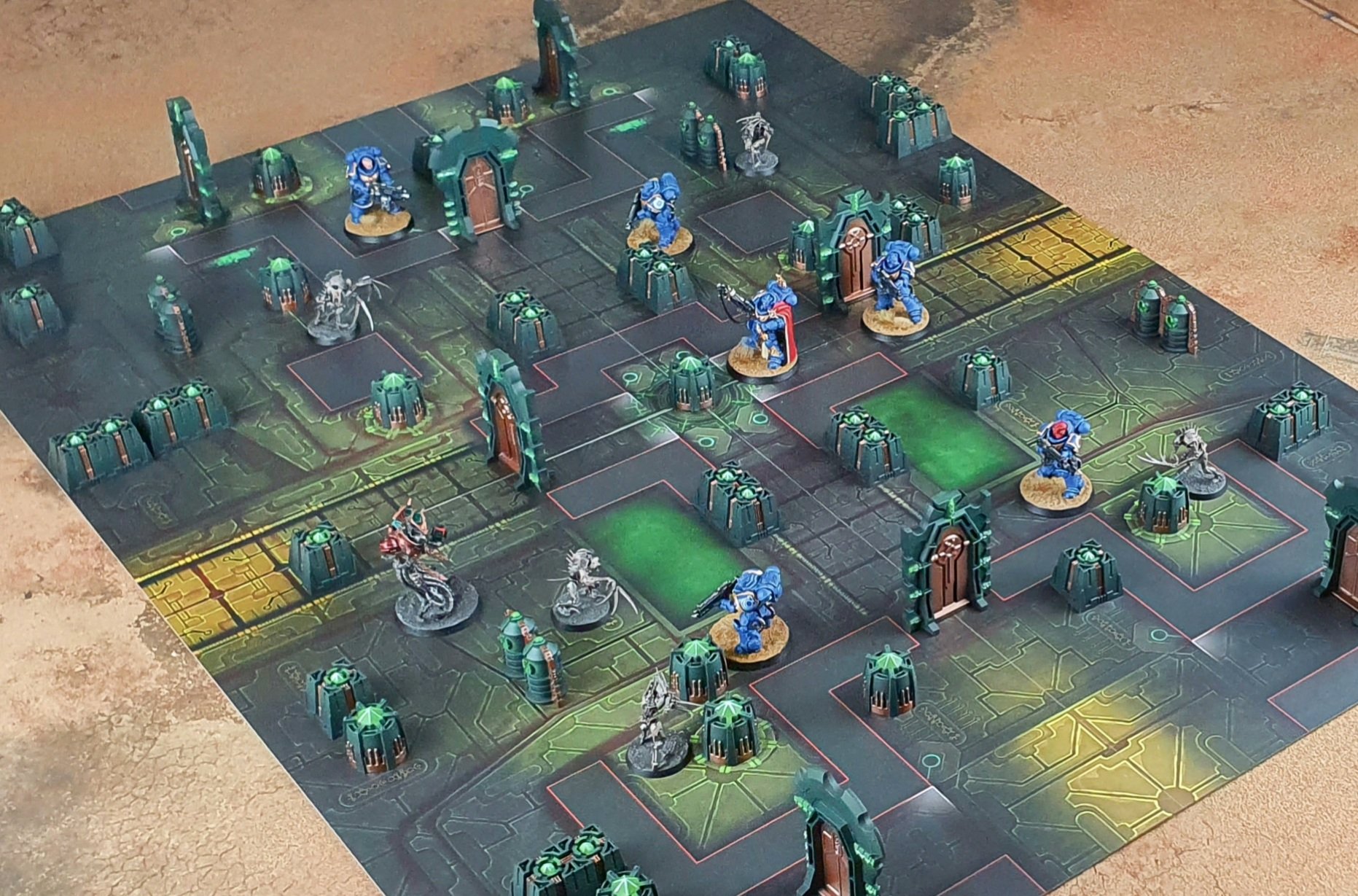 No Miniatures Warhammer 40,000 Kill Team Pariah Nexus Rules Board Terrain 