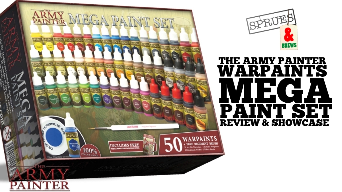 The Army Painter Warpaints Mega Paint Set and Wet Palette Review – Sprues &  Brews